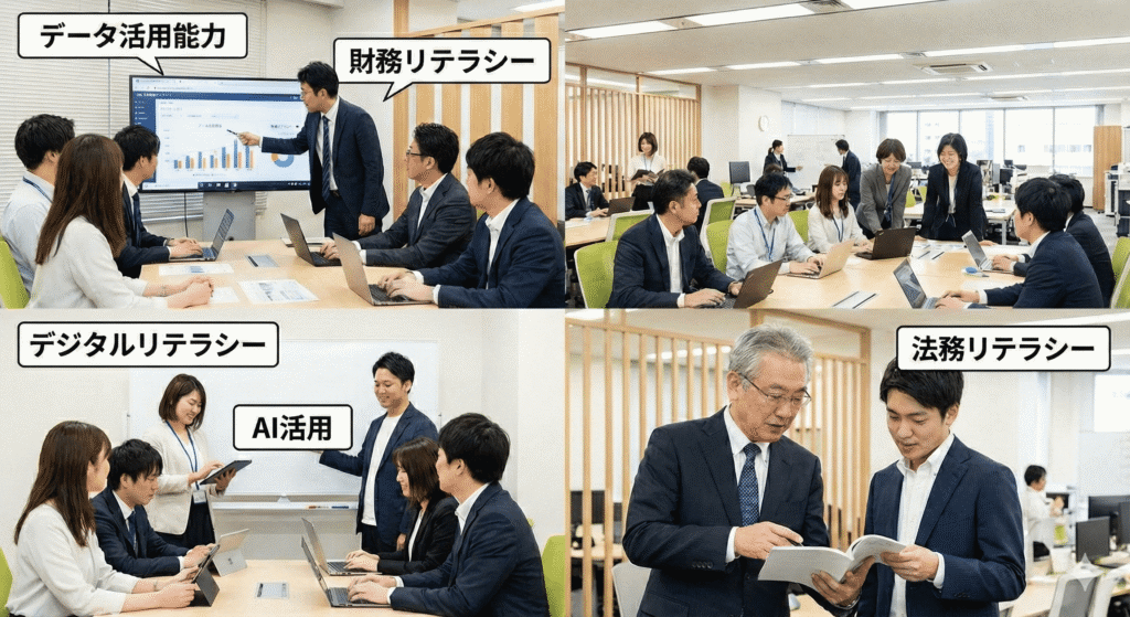 【社会人必読！】ビジネスシーンで欠かせないリテラシーとは？情報・感情・金融の分野で解説